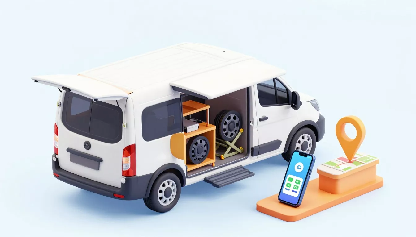Мобильный промо‑автобус автосервиса для привлечения локальных клиентов